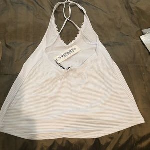 NWT Track and Bliss halter athliesure top